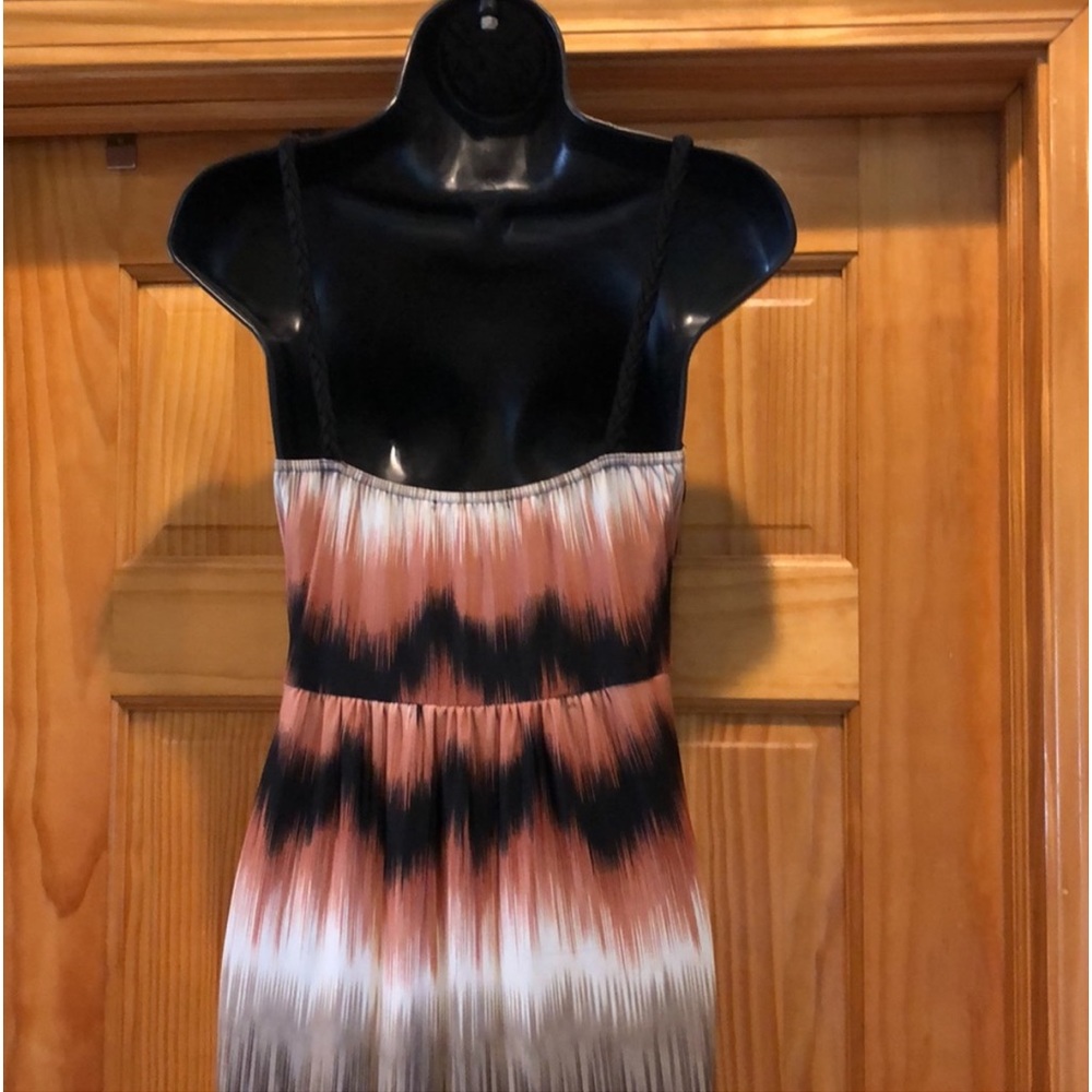 Leopard And Abstract Stripe Print Maxi Dress - image 5